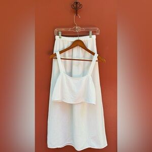 Reformation White Two-Piece Set
